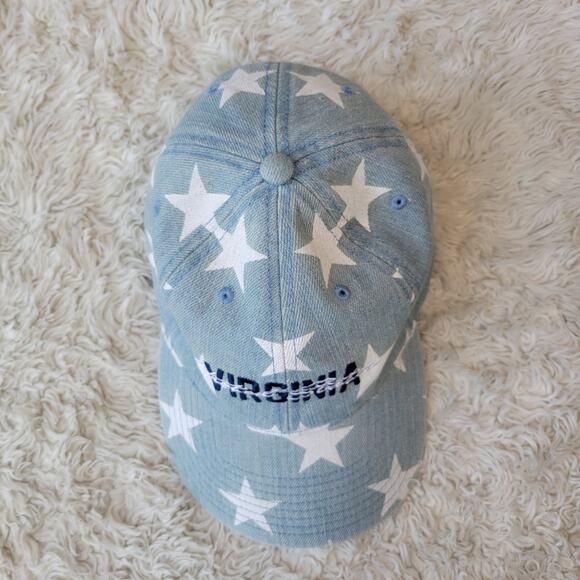 The Game Virginia United States Star Denim Hat Womens OS - Picture 3 of 7